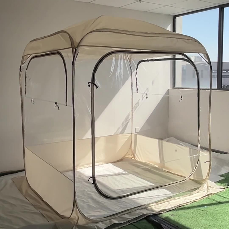Прозрачная пляжная палатка из ПВХ